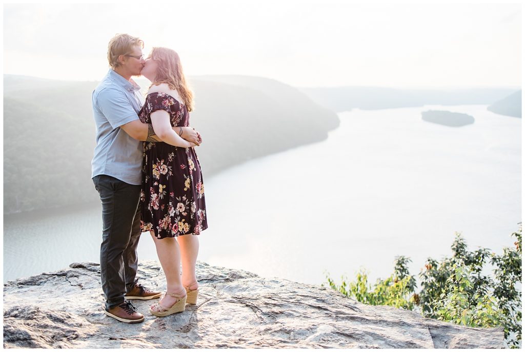 Rita + Tristan Engagement at Pinnacle Overlook in Holtwood, PA on July 11, 2021