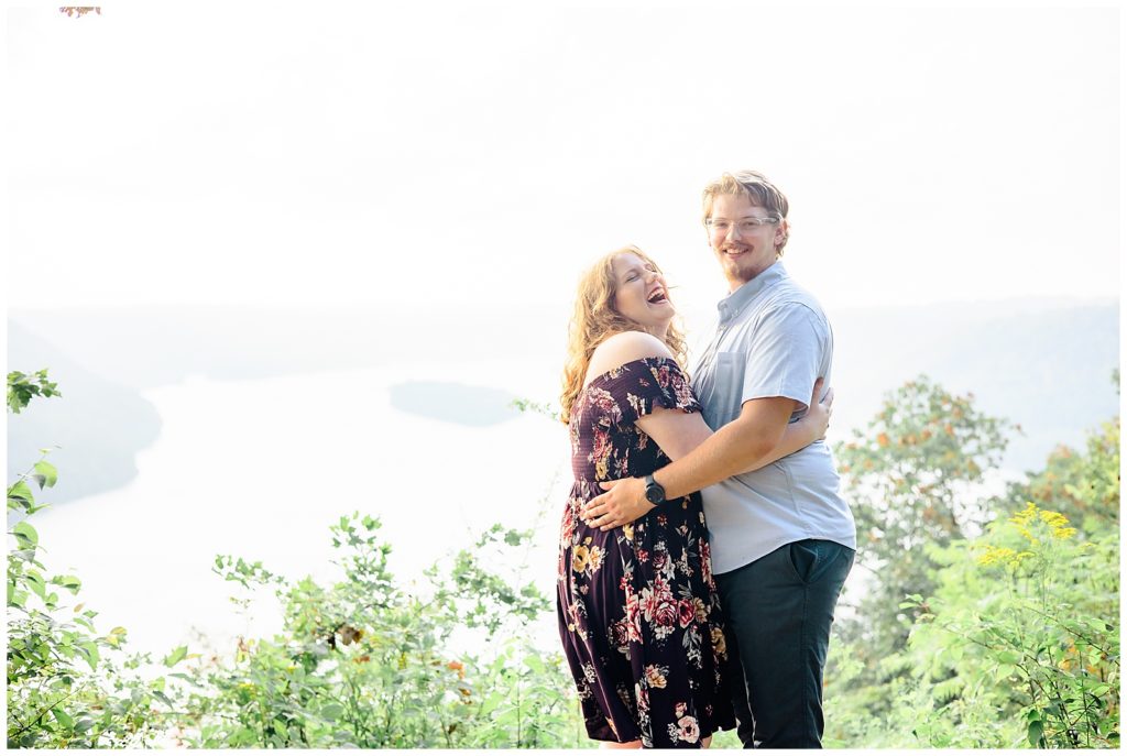 Rita + Tristan Engagement at Pinnacle Overlook in Holtwood, PA on July 11, 2021