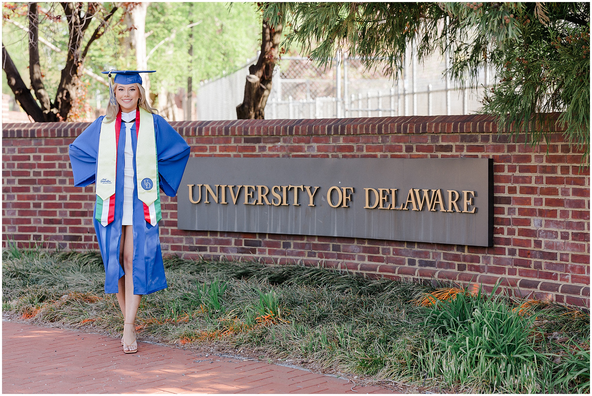 DE,Newark,Portrait,cap,cap and gown,done,gown,graduated,graduation,senior,university of delaware,