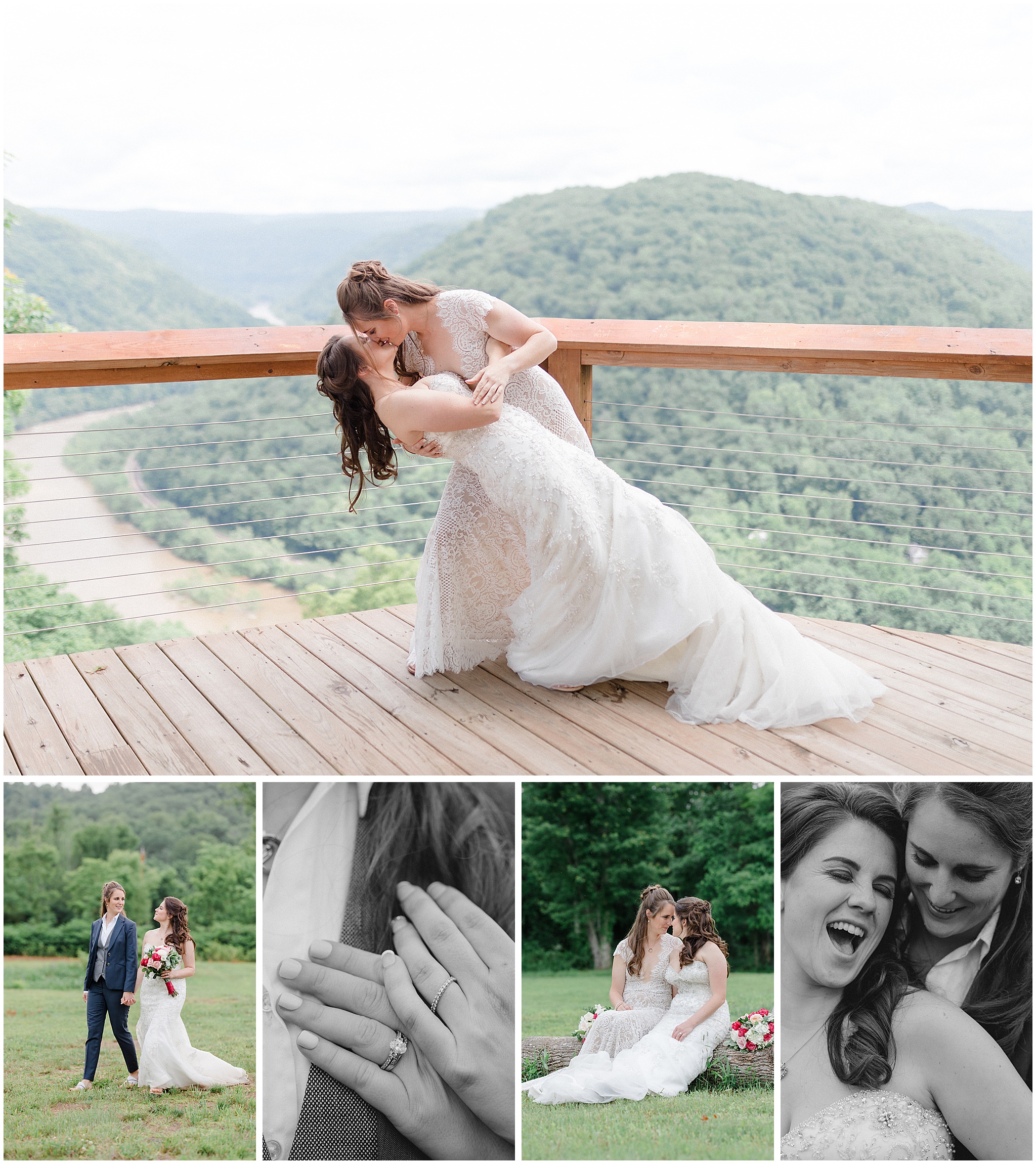 Cover image for Rachel and Alex's wild adventure wedding at Ace Adventure Resort in Oak Hill, WV