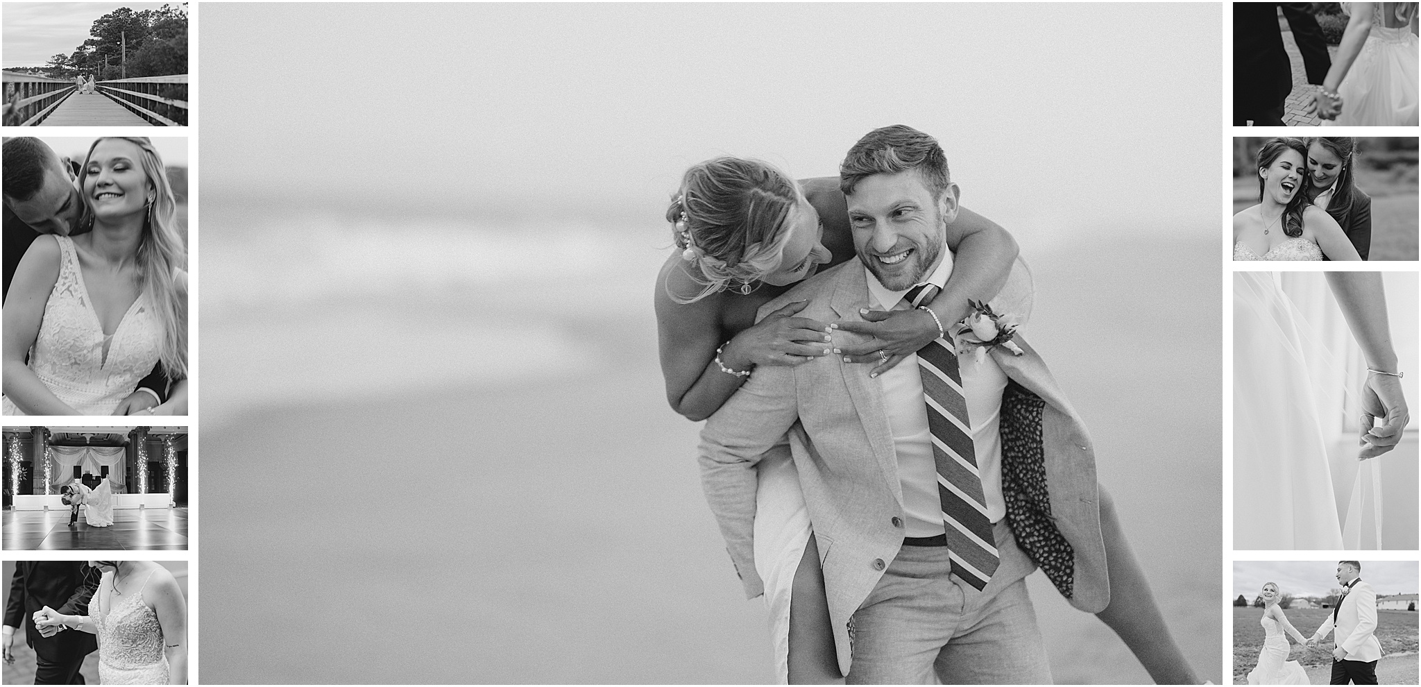 Candid couples portraits from Delaware weddings